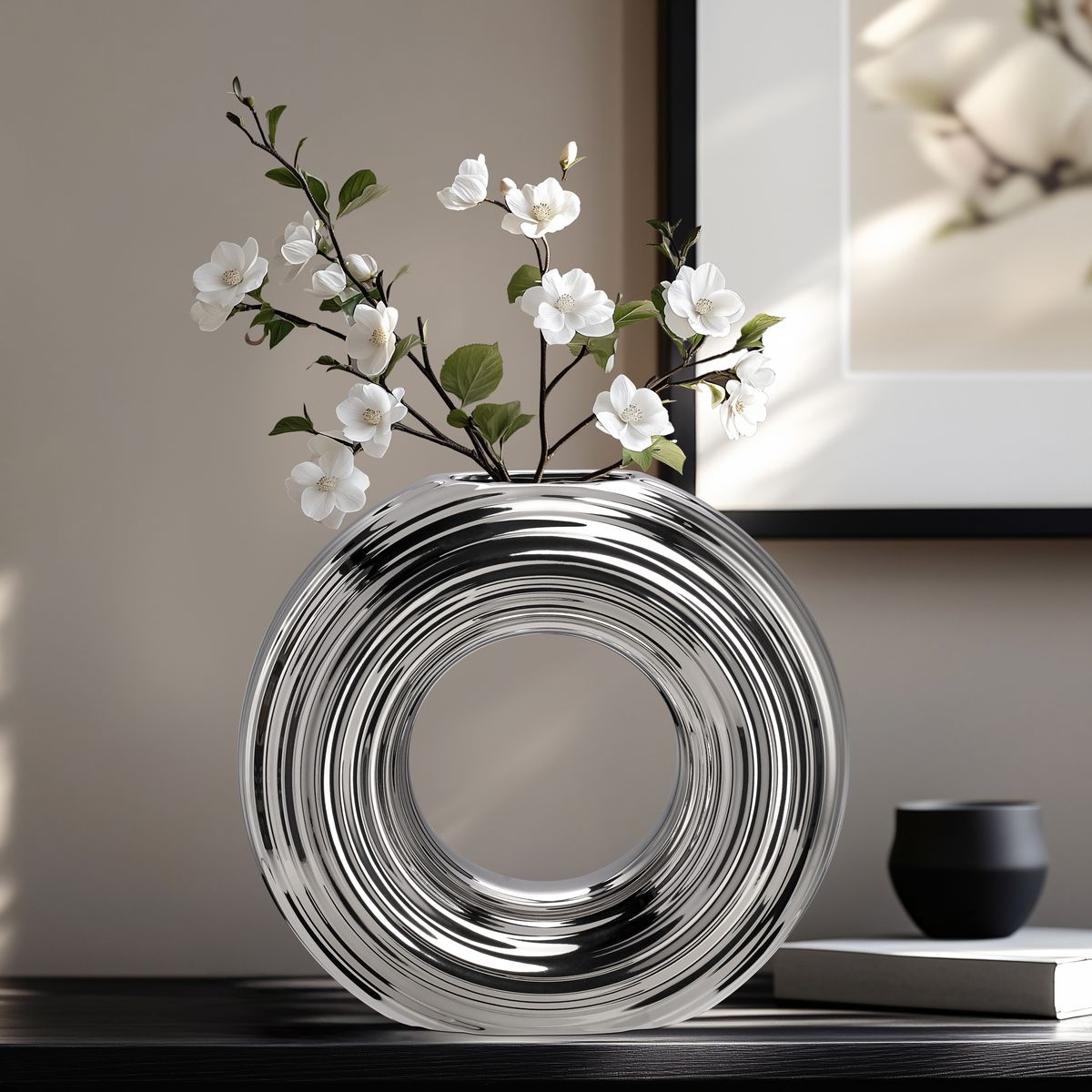 Wluzarinoxin sculptural elegance vaas